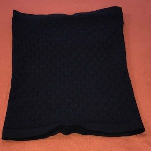 Free People black textured tube top - XS/S